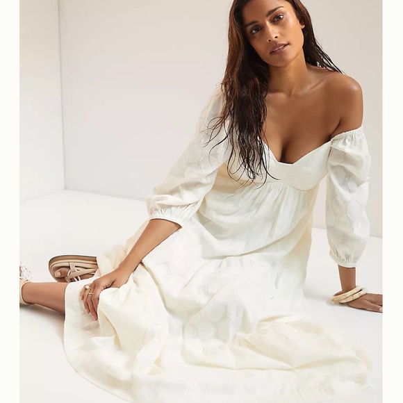 Nwt Anthropologie Blossom Maxi Dress 